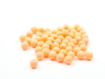 Korálky Estrela BONDELI 6 mm Soft Orange - 10 ks