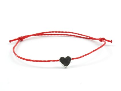 27233 1 moni damsky naramek cerveny srdicko hematit