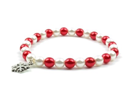 29294 1 moni damsky naramek sklenene koralky barevne vlocka v3