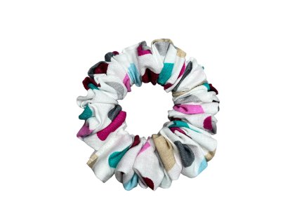 Moni gumička do vlasů barevná srdíčka S