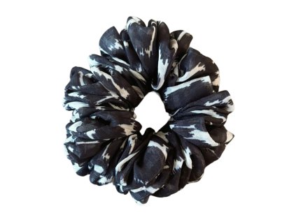 Moni gumička do vlasů black and white M