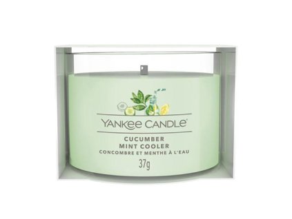 Votivní svíčka Yankee Candle Okurková limonáda s mátou 37 g