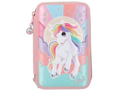 Ylvi and the Minimoomis třípatrový penál s výbavou Jednorožec