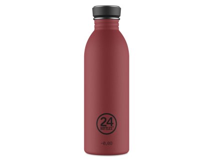 24Bottles - nerezová lahev Urban Bottle 500 ml Country Red