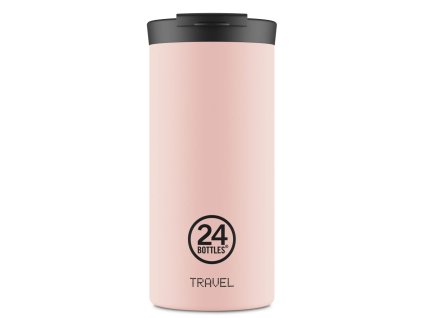 24Bottles nerezový termohrnek Travel Tumbler Dusty Pink 600 ml