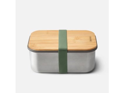 Black + Blum svačinový Sandwich Box 1,25l Olive