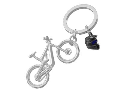 MTM klíčenka Horské kolo s helmou