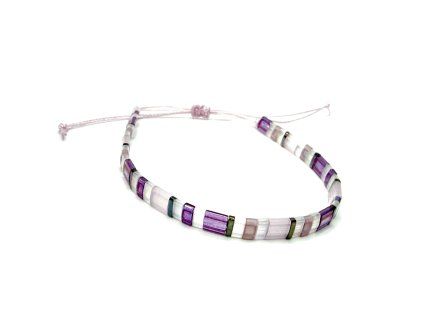 Moni náramek korálky Miyuki Tila 3