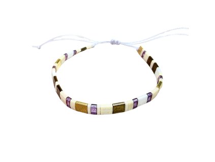 Moni náramek korálky Miyuki Tila 4