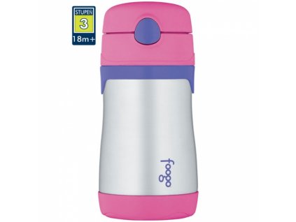 Thermos - kojenecká termoláhev FOOGO růžová