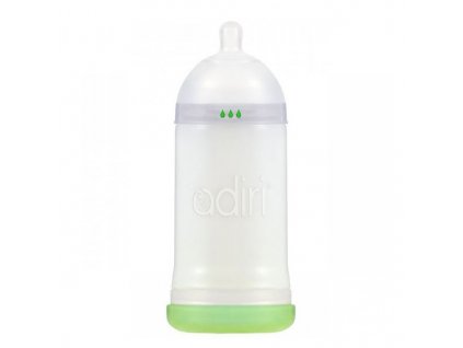 Adiri kojenecká lahev Nuser 6-9m 281 ml bílá