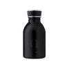 Malá a lehká stylová láhev na pití černá.
