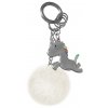 MTM - přívěsek na klíče Jednorožec s bambulí