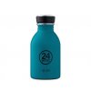 Lehká tyrkysová nerezová lahev na pití 250 ml 1