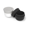 Monbento sada 2 ks omáčníků MB Temple S grey Coton + black Onyx 2