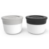 Monbento sada 2 ks omáčníků MB Temple S grey Coton + black Onyx 1