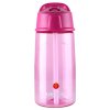 LittleLife láhev pro děti s vyklápěcím pítkem a brčkem Flip-Top 550 ml pink 1