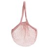 Sass & Belle praktická moderní nákupní taška síťovka Pink String 1