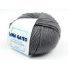 Lana Gatto pletací příze vlna merino SUPER SOFT tmavošedá
