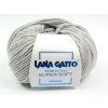 Lana Gatto pletací příze vlna merino SUPER SOFT světle šedá