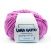 Lana Gatto pletací příze vlna merino SUPER SOFT violet