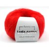 Lana Gatto pletací příze mohér hedvábí SILK MOHAIR ohnivá červená