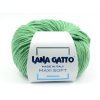 Lana Gatto pletací příze vlna merino MAXI SOFT světlá zelená