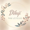 Kartička Děkuji paní učitelko