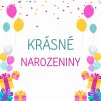 Kartička Krásné narozeniny!