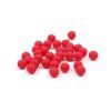 Skleněné korálky Estrela NEON 6 mm červené - 10 ks