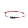 29093 moni damsky naramek cerveny s lapis lazuli