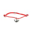 29618 moni naramek cerveny se srdickem nerez