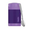 Thermos dětská termoska na jídlo se lžící fialová