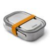 Black Blum Lunchbox Stainless Steel 1l Orange