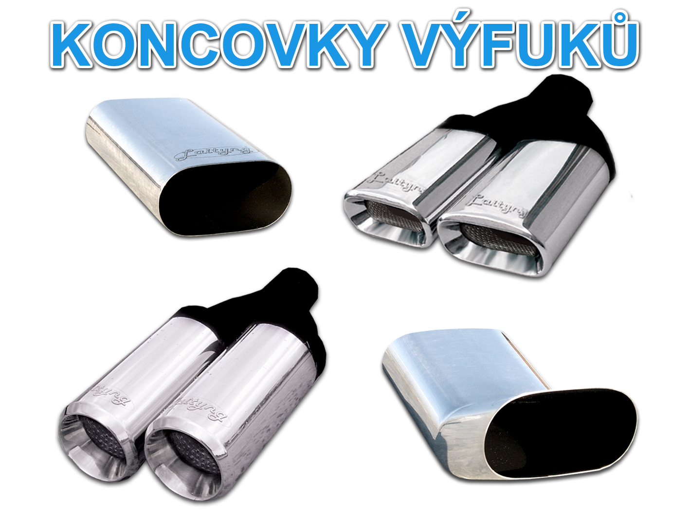 3 Koncovky výfuků