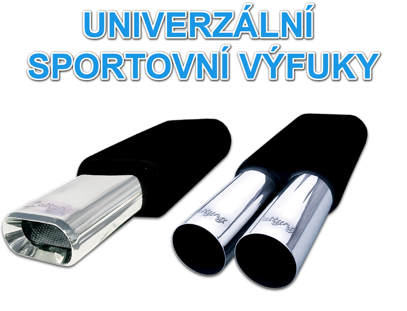 2 Univerzální sportovní výfuky