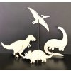 Dinosaury - kreatívna drevená sada s príbehom