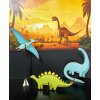 Dinosaury - kreatívna drevená sada s príbehom