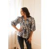 Phoebe Blouse - Porcelain Garden Print