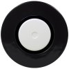 Retro LED stmívač otočný, push-pull KERAMIKA (Varianta Rám: keramika - černá, Kryt: černý, Ovladač: stmívač - černý mat)