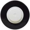 Retro LED stmívač otočný, push-pull KERAMIKA (Varianta Rám: keramika - černá, Kryt: černý, Ovladač: stmívač - černý mat)