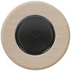 LED stmívač otočný push-pull, kompletní, RETRO DŘEVO buk (Varianta Rám: dřevo buk, Kryt: černý, Ovladač: stmívač - bílý)