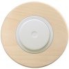 LED stmívač otočný push-pull, kompletní, RETRO DŘEVO javor (Varianta Rám: dřevo javor, Kryt: černý, Ovladač: stmívač - bílý)