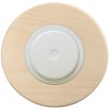 LED stmívač otočný push-pull, kompletní, RETRO DŘEVO javor (Varianta Rám: dřevo javor, Kryt: černý, Ovladač: stmívač - bílý)