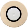LED stmívač otočný push-pull, kompletní, RETRO DŘEVO javor (Varianta Rám: dřevo javor, Kryt: černý, Ovladač: stmívač - bílý)