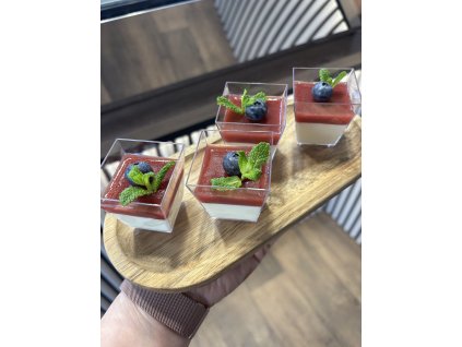 Mini kelímek Panna cotta
