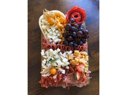 Prkénko sýr, salám