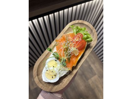 Chlebíček s lososem