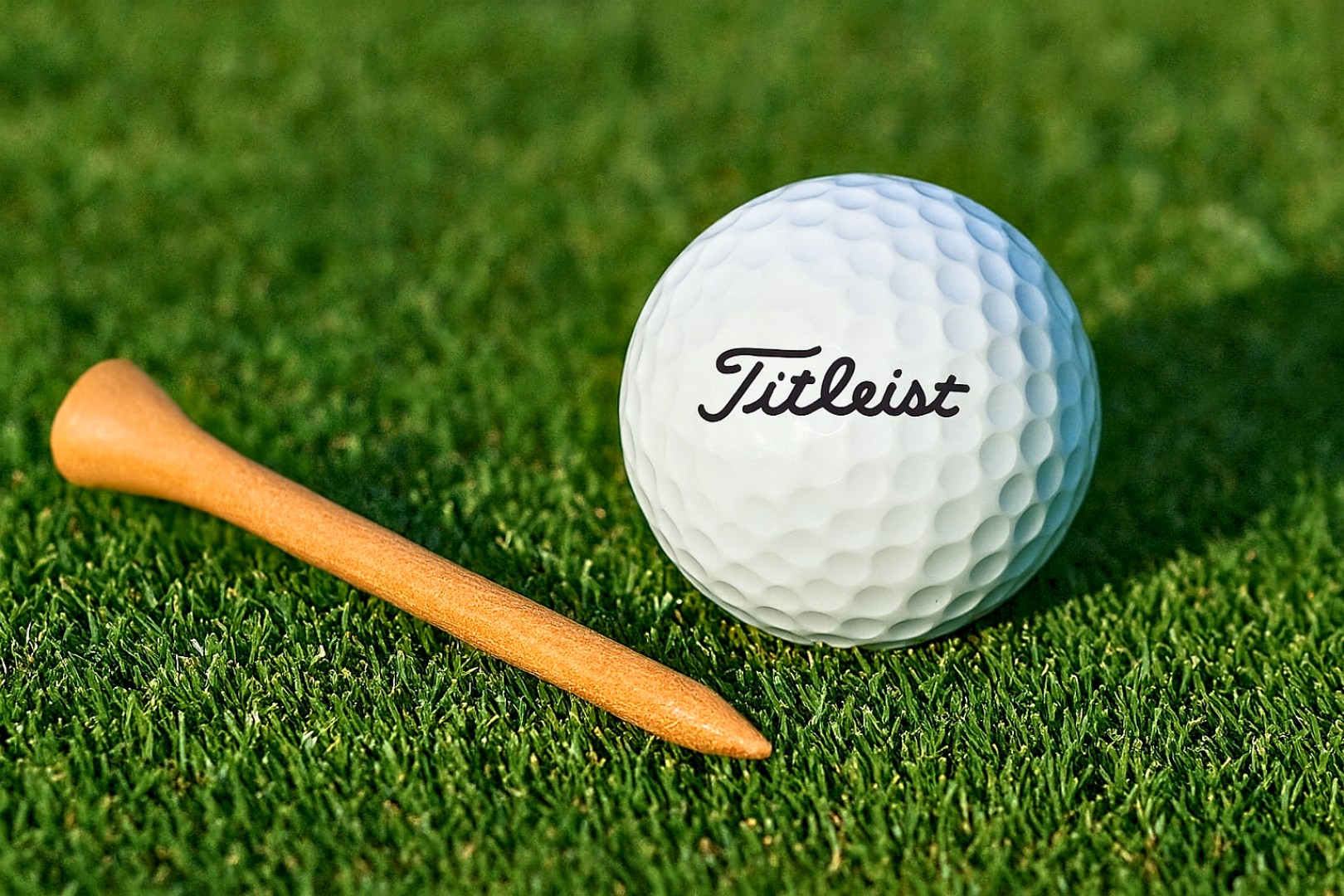 Golfový míček v ruce