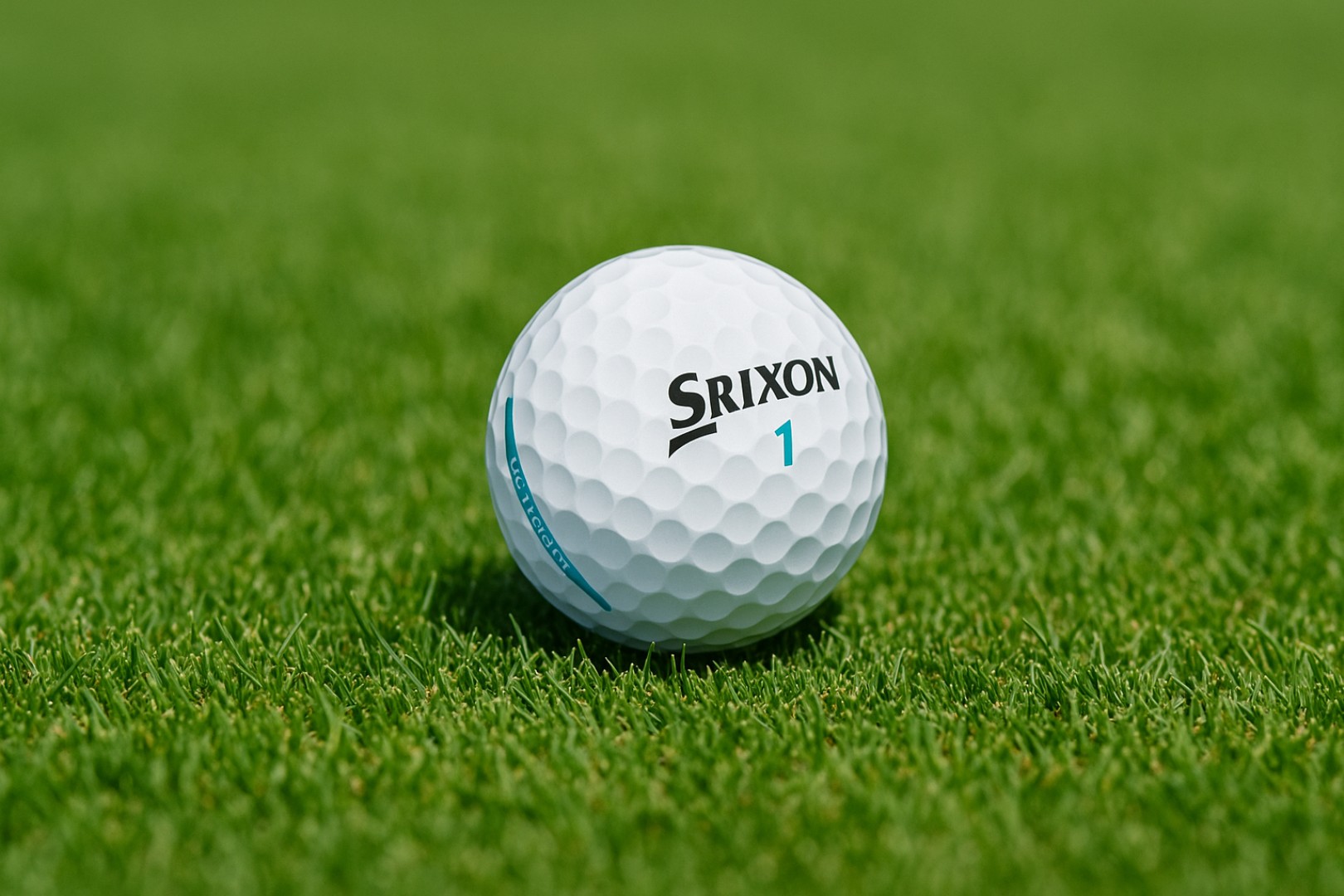 Golfový míček na trávě